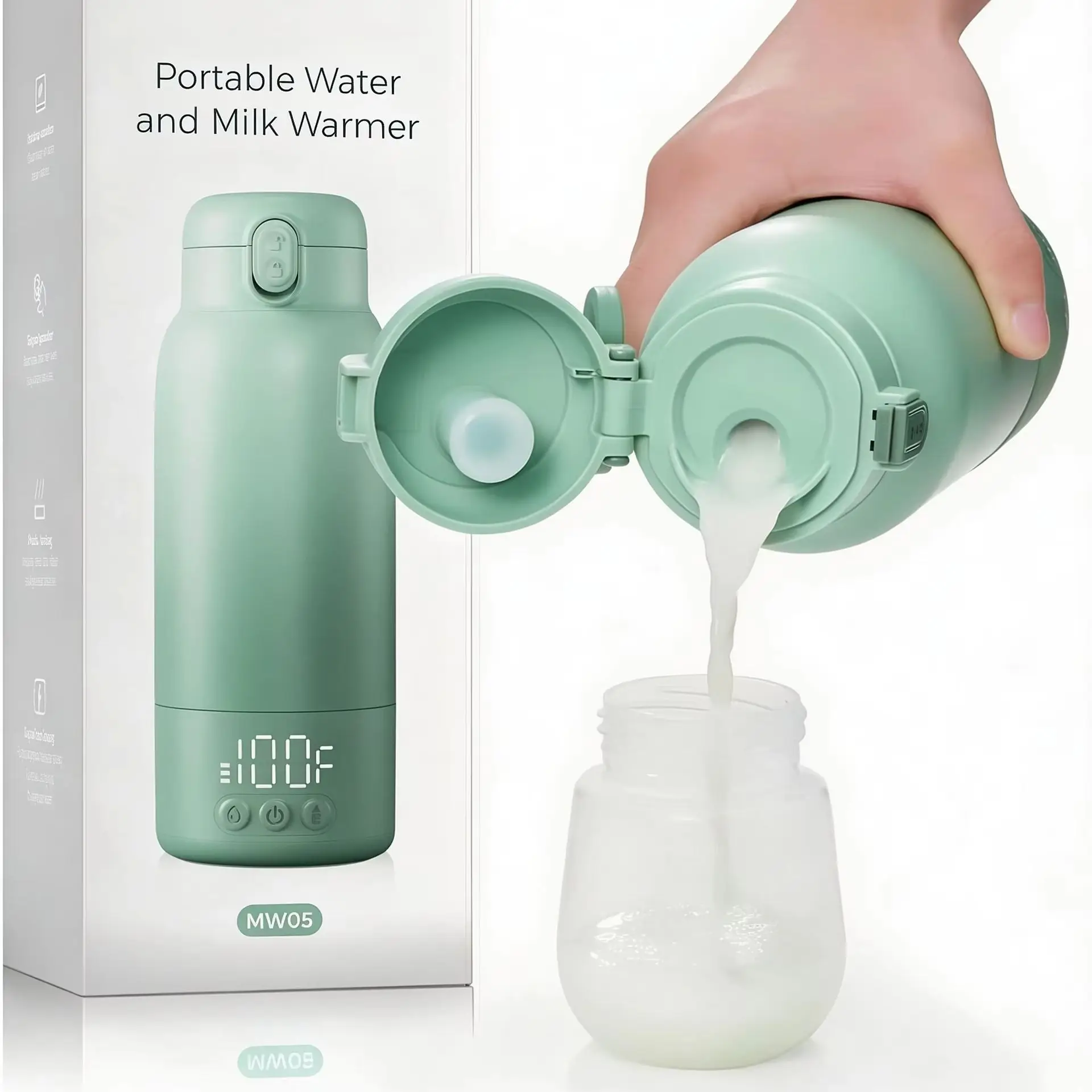 Portable Bottle Warmer for Tra - Baby Food Warmer recension och pris