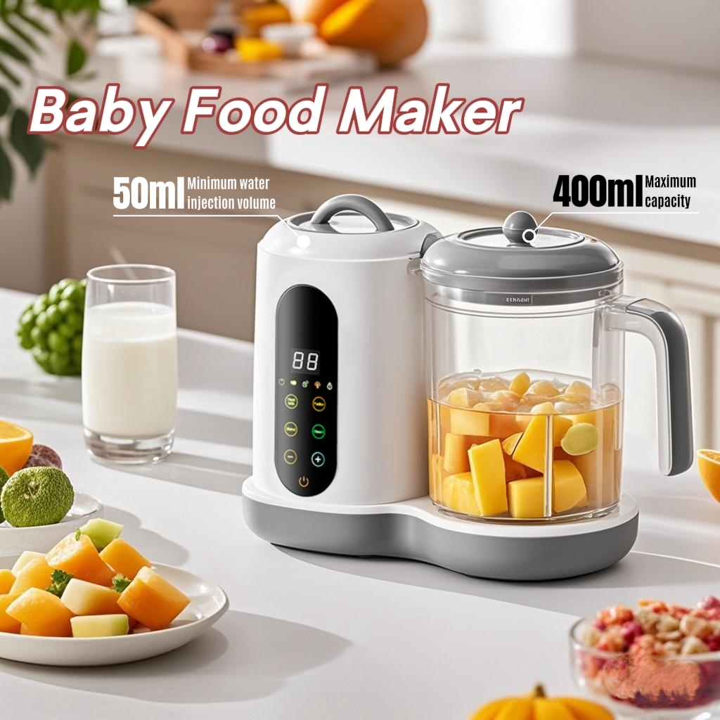 Multifunctional Baby Food Make - Baby Food Warmer recension och pris