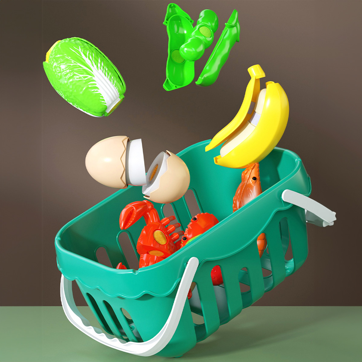 Cutting Play Food Toys Kitchen - Baby Food Vegetables recension och pris